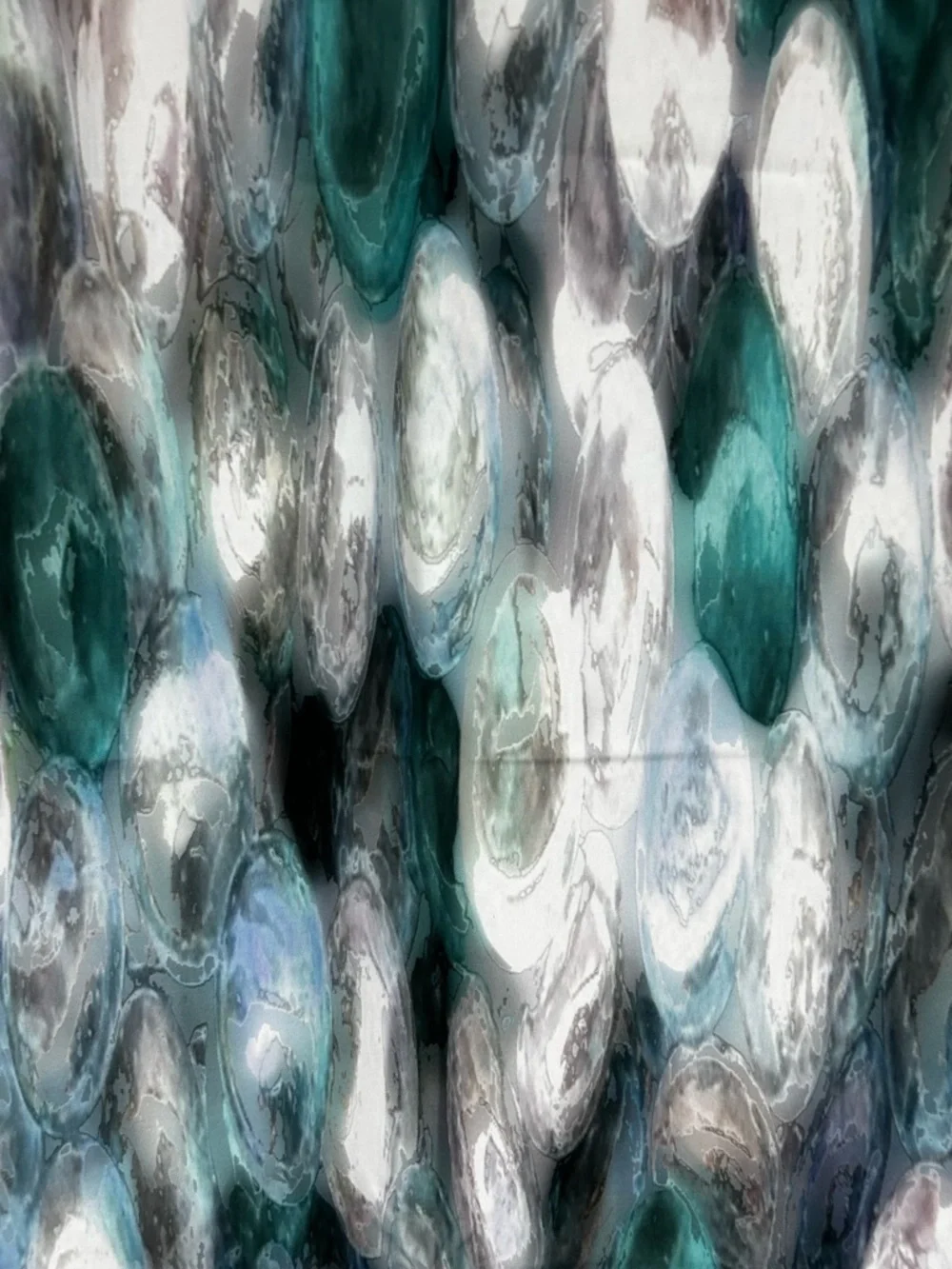 Wayfair Blue Green Watercolor Abstract Curtain Panels 82 Inch Rod Pocket Curtain